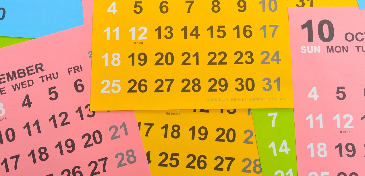 seasonal specials calendar
